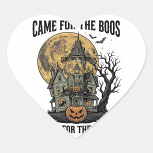 Spoken Huis Halloween Vintage Gravure Spooky T Hart Sticker