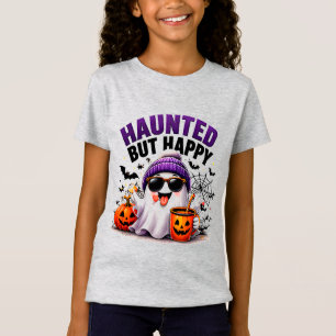 Spoken maar gelukkig Grappige Geest Pompoen Hallow T-shirt