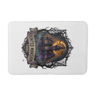 Spoken Mansion Toeren Halloween Gotische Huis Cres Badmat