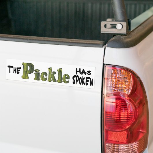 Spoken Pickle Bumpersticker (Op Truck)