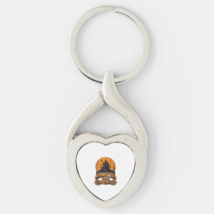 Spoken Universiteit Vintage Halloween T-shirt Sleutelhanger