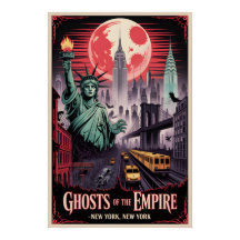 Spoken van het Empire achtervolgen NYC-poster