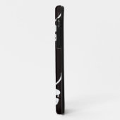 spoken zwart Case-Mate iPhone case (Achterkant/links)