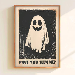 Spokende afdrukbare wandkunst Grappige Halloween-k Poster