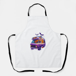 Spokende camper schort