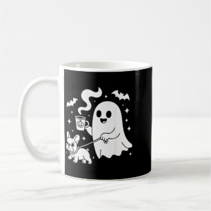 Spokende Hond Franse Bulldog Coffee Halloween Koffiemok