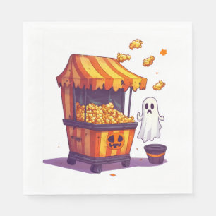 Spokende Popcornkraam Servet