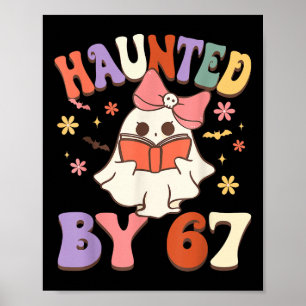 Spokende Zes Zeven 6 7 Meme 67 Skelet Hand Hallow Poster