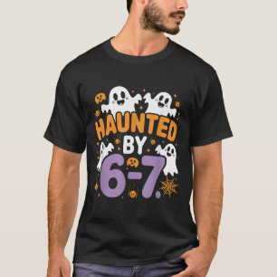 Spokende Zes Zeven 6 7 Meme 67 Skelet Hand Hallow T-shirt