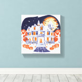 Spokenhuis Canvas Afdruk (Insitu (Houten vloer))