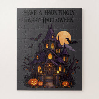 Spokenhuis – Halloween-ontwerp 🎃 Legpuzzel
