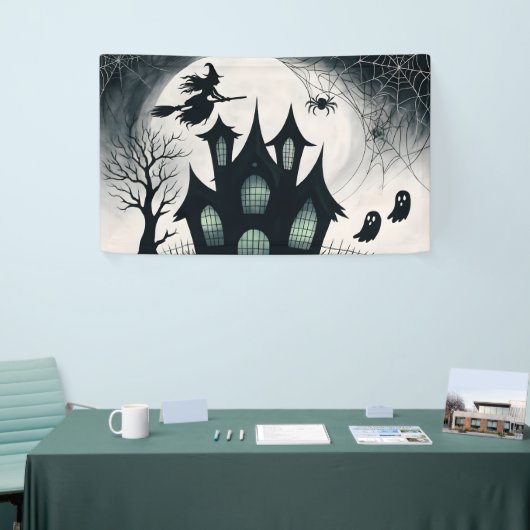 Spokenhuis Halloween Spandoek (Beurs)