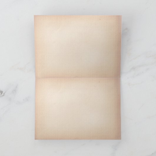 Spokenhuis met Halloween Kaart (Binnen)