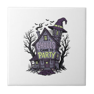 Spokenhuis T-shirt Leuke Griezelfeest Halloween De Tegeltje