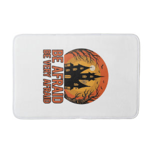 Spokenhuis Wees Bang Vintage Halloween-ontwerp_1 Badmat