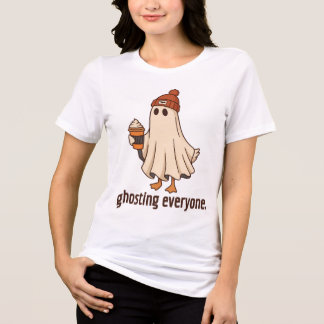 Spokenloos Elke Herfst, Halloween Koffieliefhebber Tri-Blend Shirt