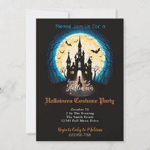 Spokenstoren Happy Halloween Kostuumfeest Kaart