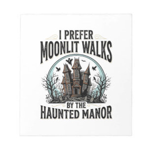 Spokenwandelingen Grappige Vintage Halloween T-shi Notitieblok