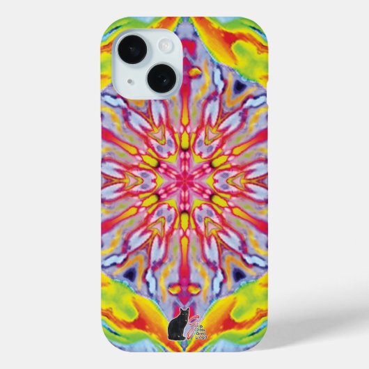 Spokes Kaleidoscoop Case-Mate iPhone Case (Achterkant)