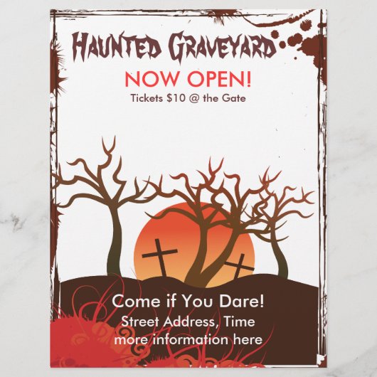 Spokgraveyard Flyer (Achterkant)