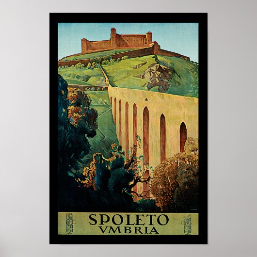 Spoletto ~ Umbria Poster (Voorkant)