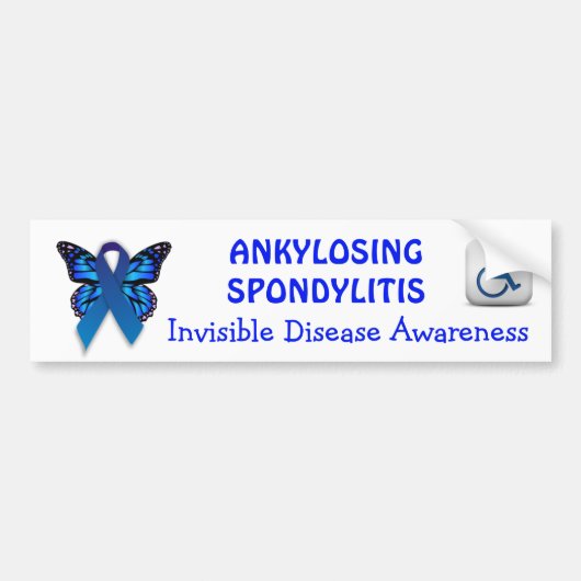 Spondylitis ankylopoetica Bumpersticker (Voorkant)