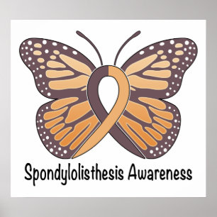 Spondylolisthesis Butterfly of Hope Poster
