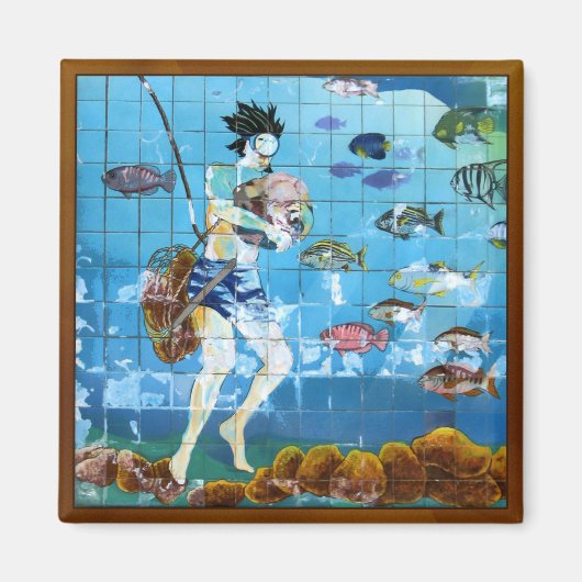 Sponge Diver Magneet (Voorkant)