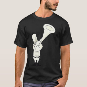 SpongeBob- DOODLE vis speelt op de trompet in de T-shirt
