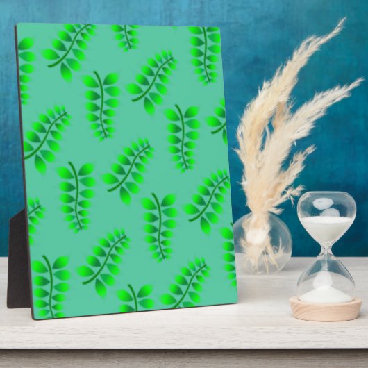 Sponged Foliage Pattern Fotoplaat (Zijkant)