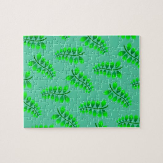 Sponged Foliage Pattern Legpuzzel (Horizontaal)