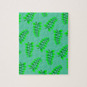 Sponged Foliage Pattern Legpuzzel
