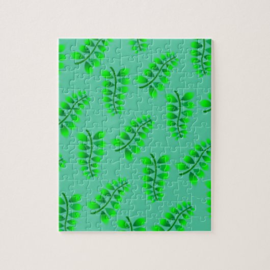 Sponged Foliage Pattern Legpuzzel (Verticaal)