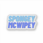 Spongey McWipey Sticker (Voorkant)
