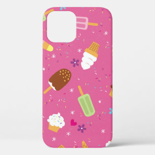 Sponken, cupcakes, consumptie-ijs en popsicles iPhone 12 hoesje