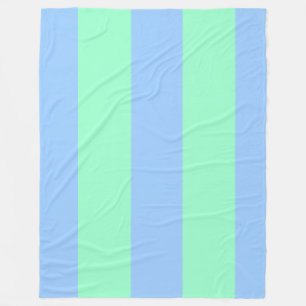 Sponky Light Blue en Green Stripes voor FUN!! Fleece Deken