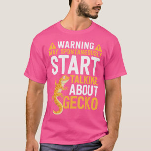 Spontaan beginnen praten over Gecko T-shirt