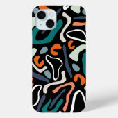 Spontaan kleurrijk patroon Case-Mate iPhone case (Achterkant)