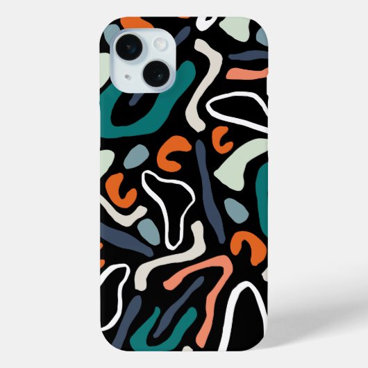 Spontaan kleurrijk patroon Case-Mate iPhone case (Achterkant)