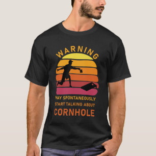 Spontanterogenblik Begin met praten over het gat T-shirt