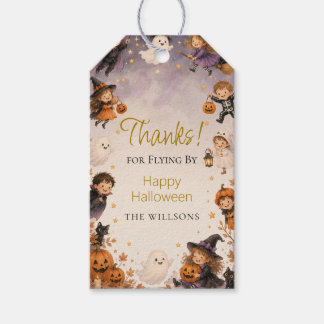Spooctaculair Halloween Verjaardagsfeest Cadeaulabel