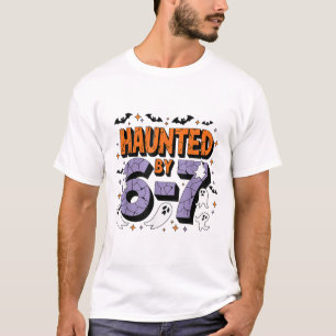 Spook 67 Meme Zes Zeven 6-7 Grappige Internetgrap T-shirt