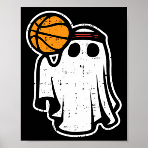 Spook Basketbal Halloween Kostuum Ghoul Spirit Me Poster