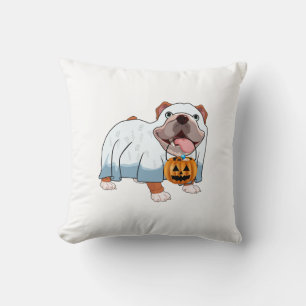 Spook Bulldog Halloween Hond Kussen