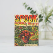 Spook Comic Book Briefkaart (Staand voorkant)