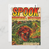 Spook Comic Book Briefkaart (Voorkant / Achterkant)