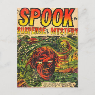 Spook Comic Book Briefkaart