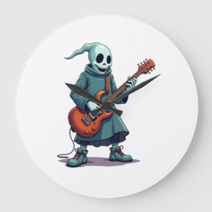 Spook die gitaar speelt � Griezelige muziek Hallow Grote Klok