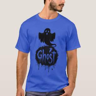Spook – Donkere Horror Druppelende Tekst Kunst T-shirt
