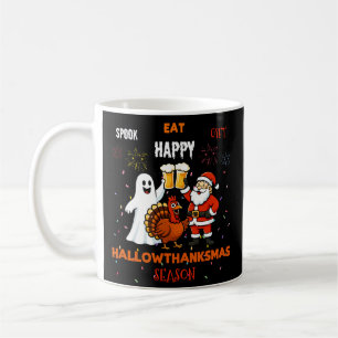 Spook Eat Happy Gift HallowThanksgiving-seizoen Koffiemok
